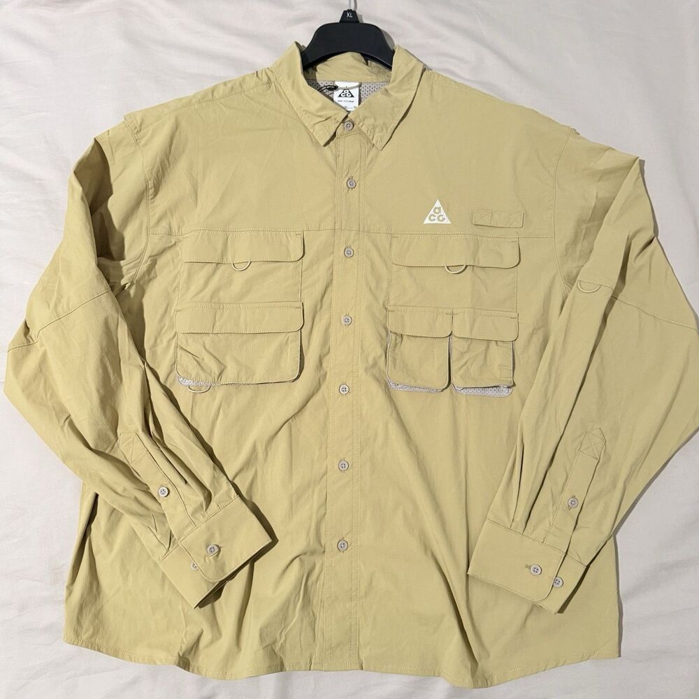 Nike ACG Men’s DRI-FIT ADV UV LONG-SLEEVE SHIRT Jacket XL - Picture 12 of 16